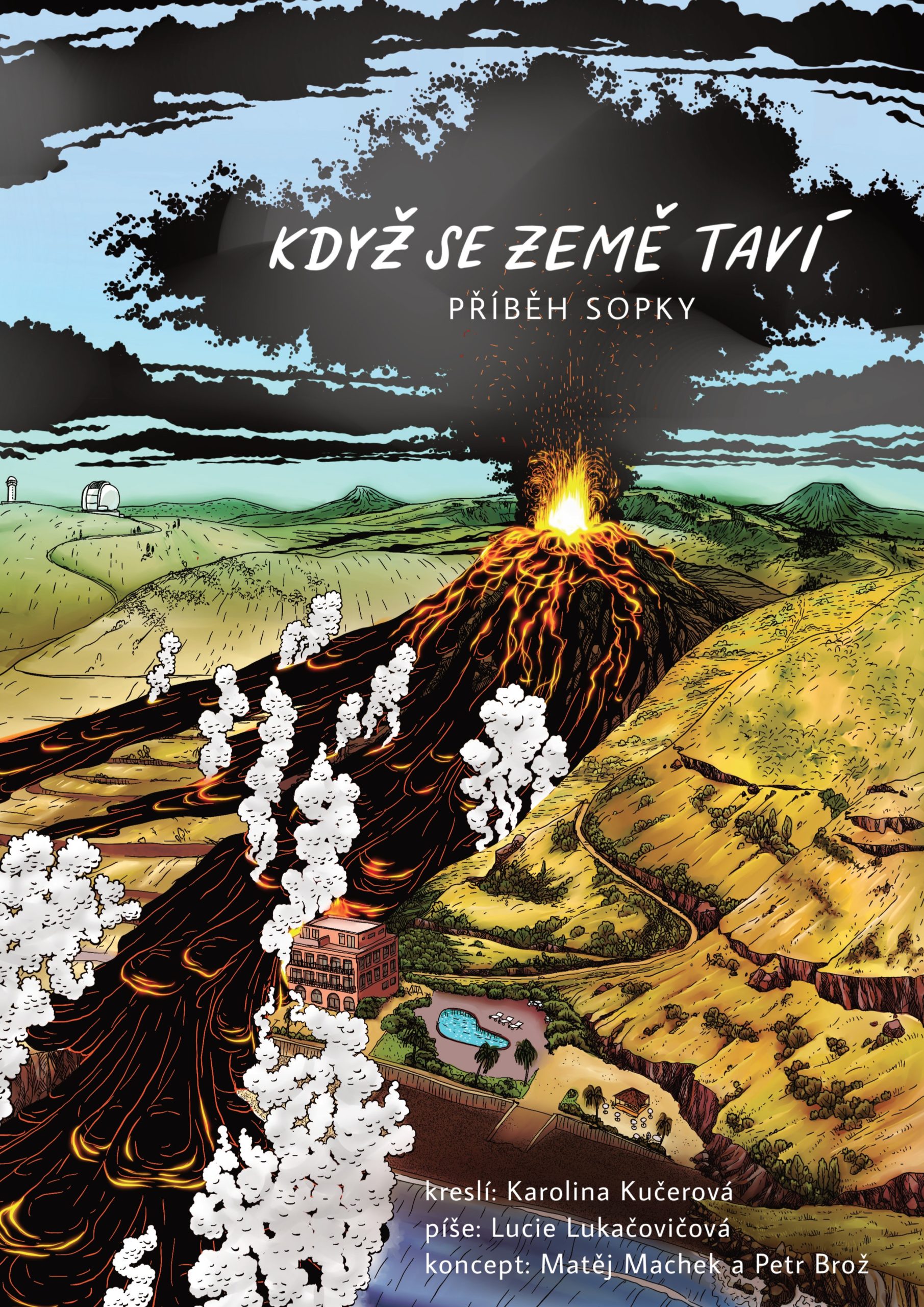 Když se Země taví, příběh sopky