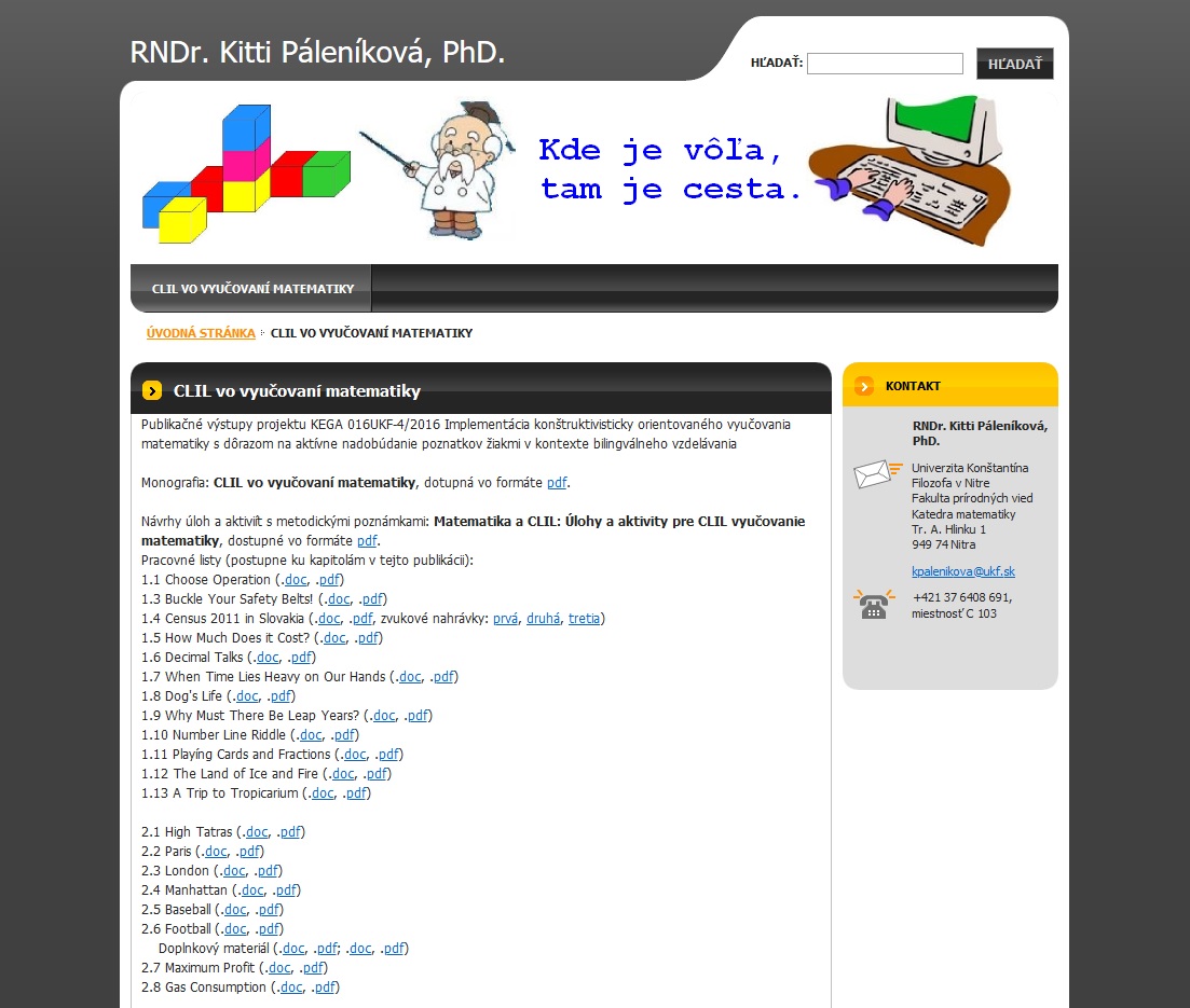 CLIL v matematike