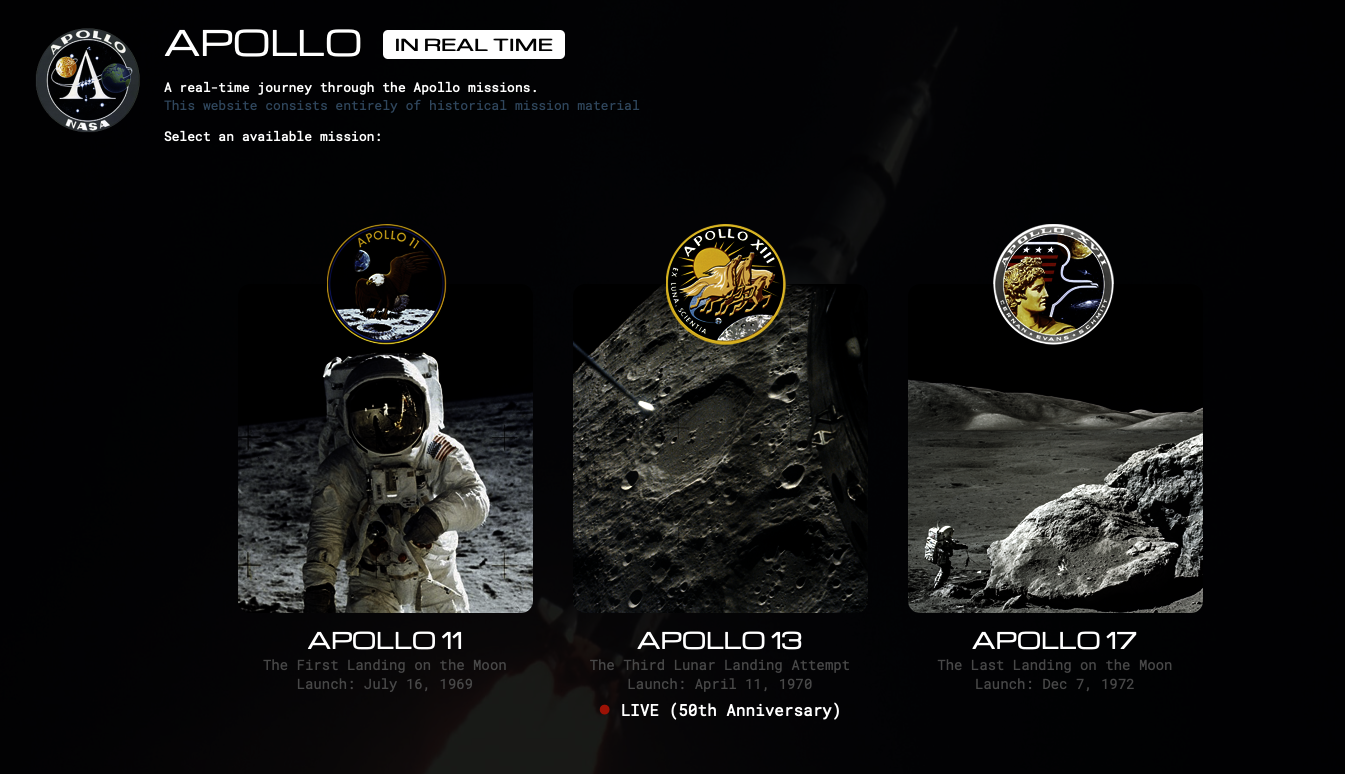Na misie Apollo v stroji času