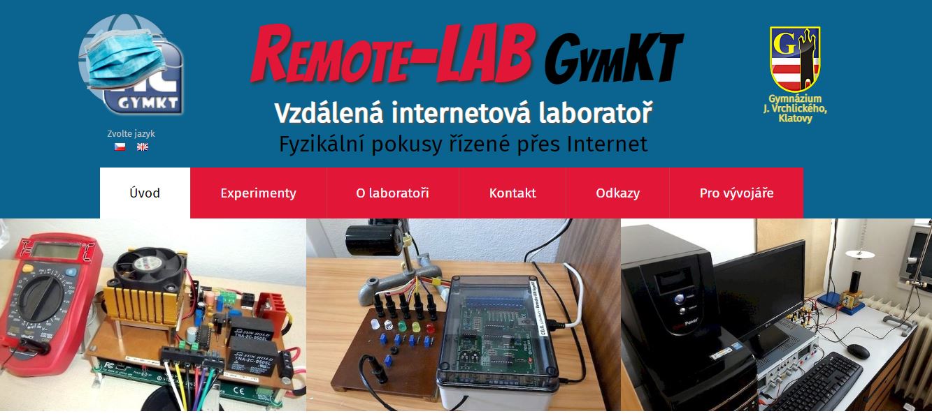 Fyzikálne pokusy riadené cez internet