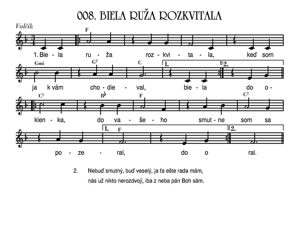 Slovenské ľudové – na každý deň jedna – 2. týždeň