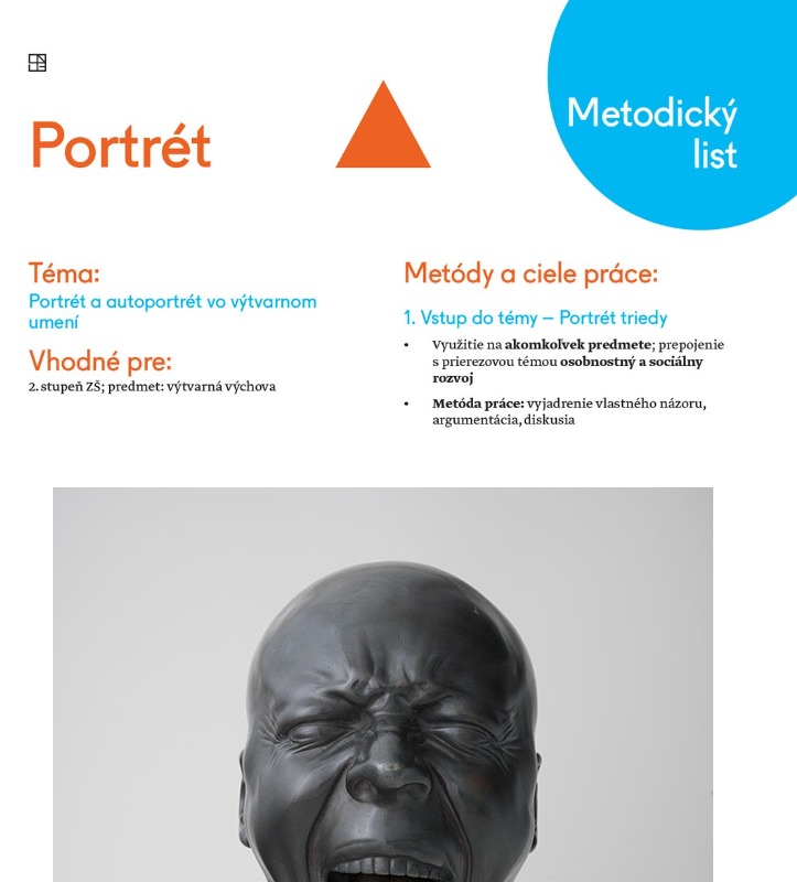 Vzdelávanie s galériou: Metodické listy pre 2. st. ZŠ
